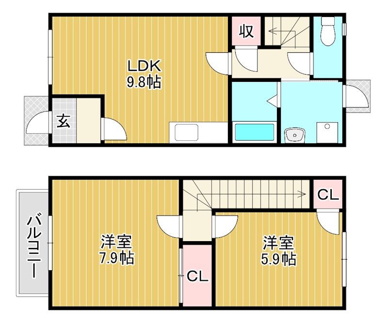 BelleShine（ベルシャイン） 間取り