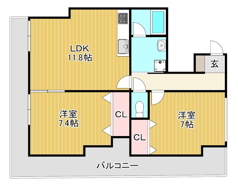 キングパレス東陽 間取り