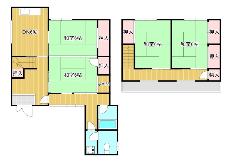 若宮町貸家 間取り