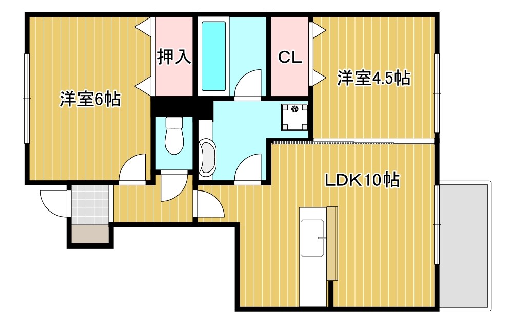 アムールさわ 間取り