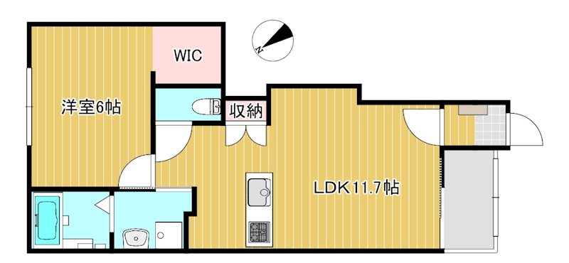 グランドソレーユⅡ番館 間取り