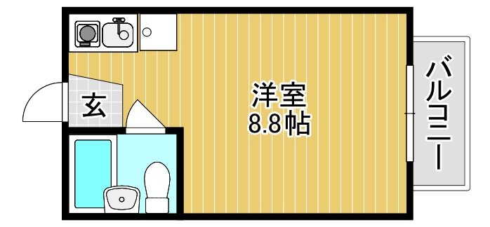 幸ハイツ壱番館 間取り