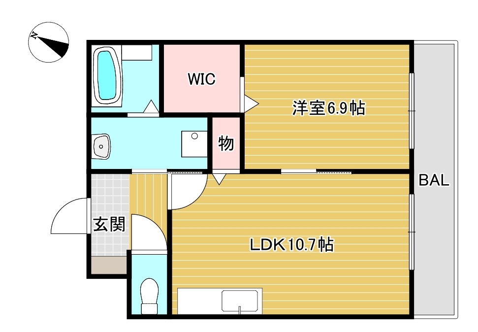 アースマーシマンションⅡ 間取り