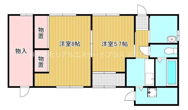 五個荘三俣貸家 間取り