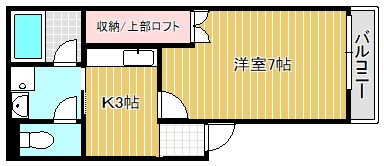 ヴィラシオンびわこ大橋Ⅱ 105号室 間取り