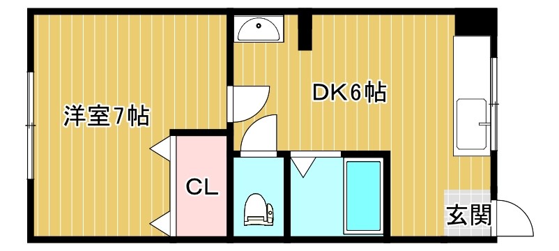 セントラルマンションⅡ 103号室 間取り
