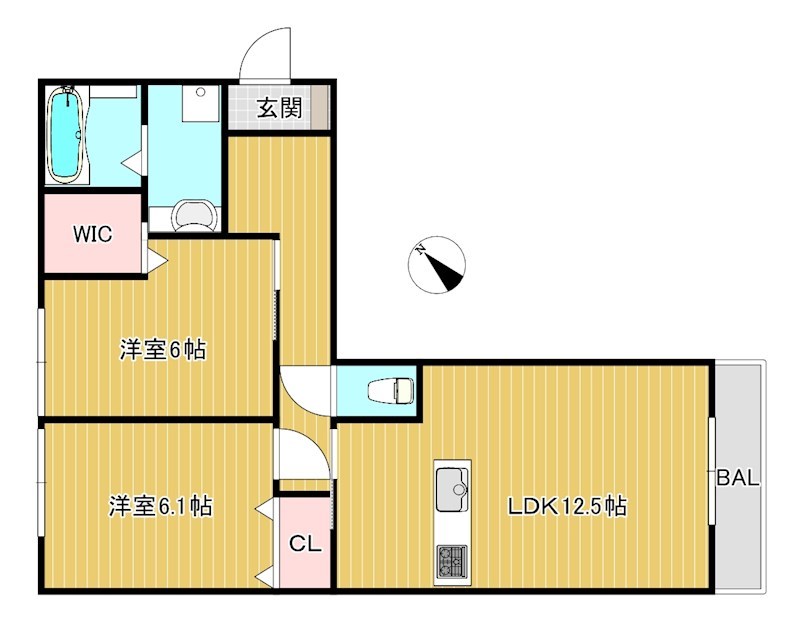 Empereur（アンプルール） 207号室 間取り