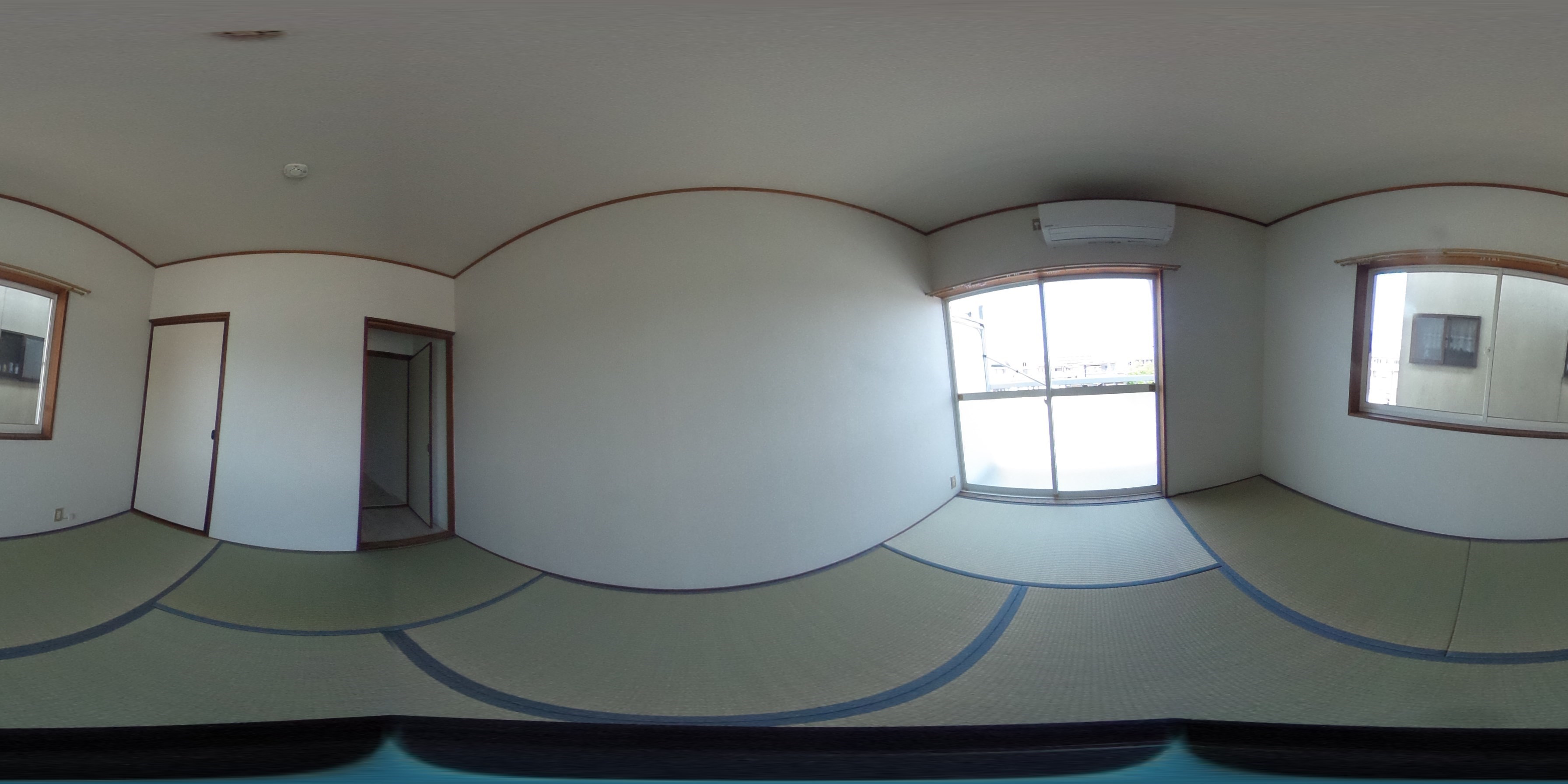 沖四　コーポMT　 ベランダ