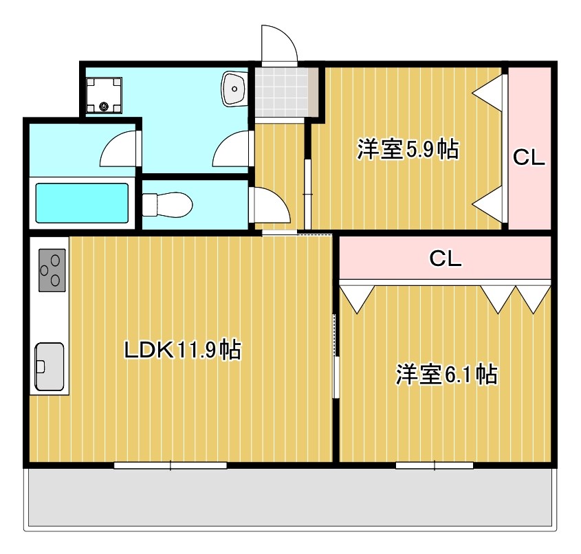 アドバンス東陽  205号室 間取り