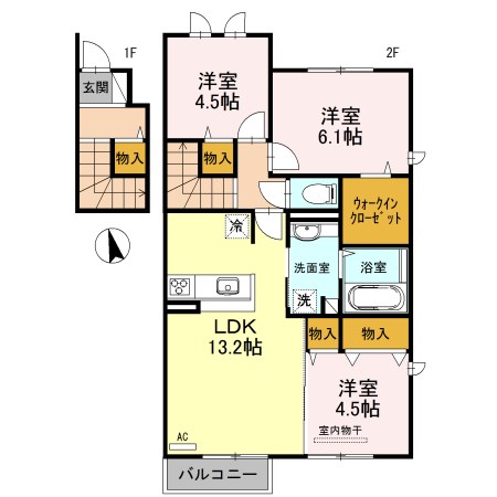 アルブル　A棟 間取り