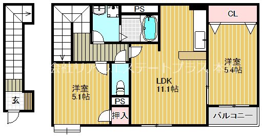 ルミナスローズ 202号室 間取り