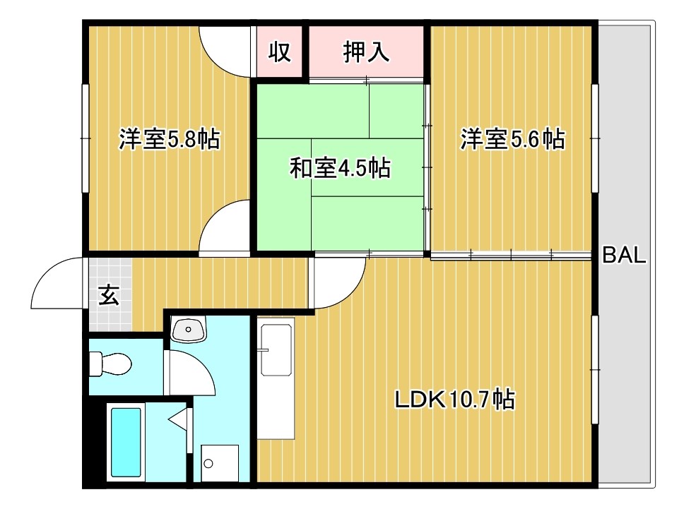 アパートメント178 間取り