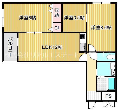 ハートフルマンション　Venere 間取り