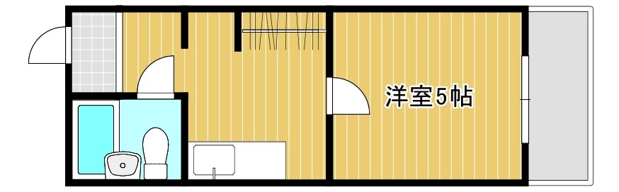 トレンド菩提寺 306号室 間取り