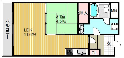 琵琶湖アーバンリゾートⅠ番館 間取り