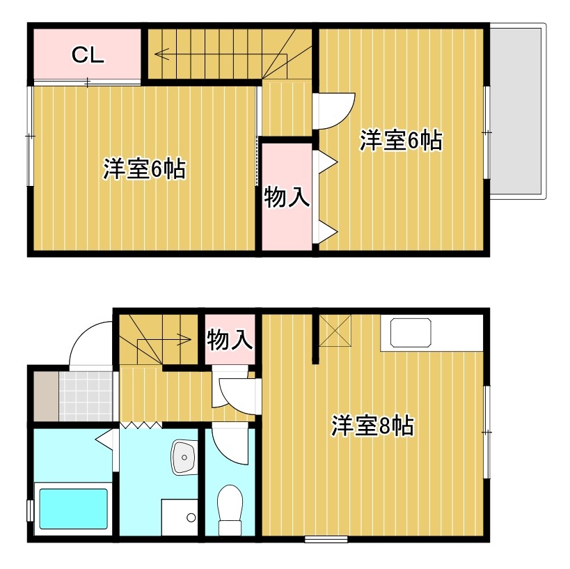 ナユタのさとファミール 110号室 間取り