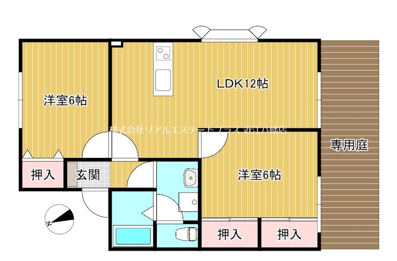ロイヤルシャトー　E棟 101号室 間取り