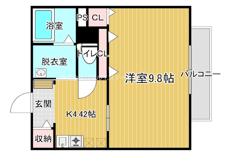 パルモ 202号室 間取り