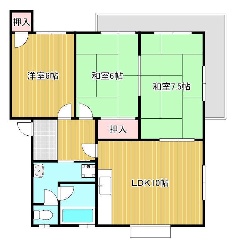 ヴィラ水郷 間取り図