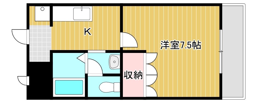 ブルーム・Ｔ 102号室 間取り