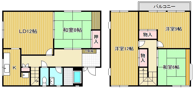 滋賀県守山市守山６丁目 間取り