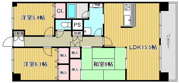 グレーシイ栗東デュオ 間取り