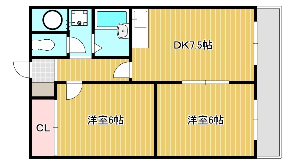 プレアール近江八幡 間取り図