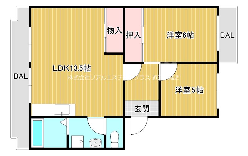 リヴェールJUN　 Ⅰ　205号室 間取り