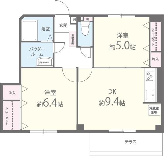 エスポアガーデン 間取り