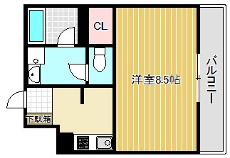 Klein Wohnen 201号室 間取り