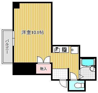 風異音素 8B号室 間取り