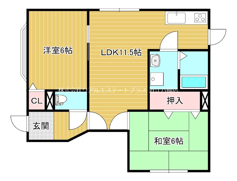 村井ハイツ 101号室 間取り