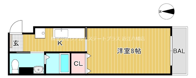 フォレストインサイドⅢ 305号室 間取り