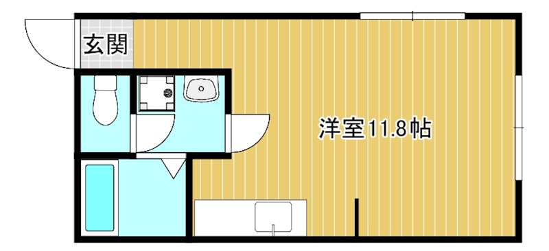 グリーンフィールド 208号室 間取り