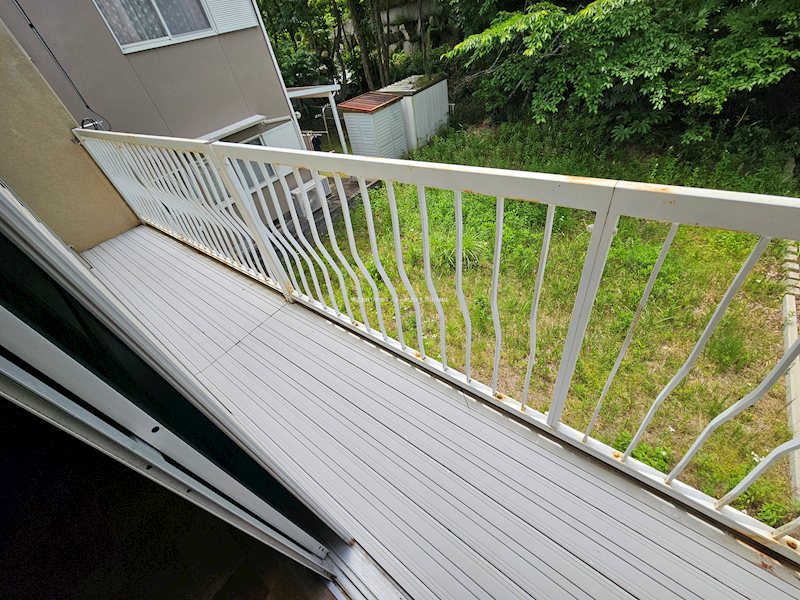 蒲生堂町借家 ベランダ