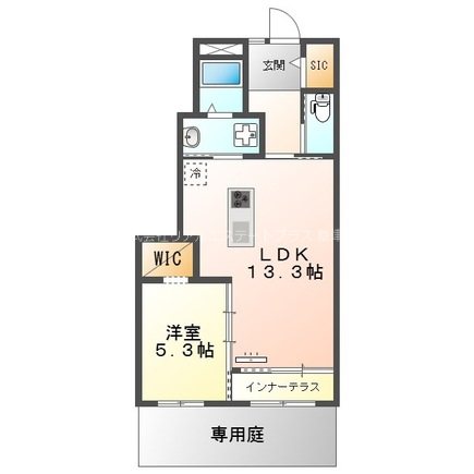 メゾン・ド・ソレイユ 102号室 間取り