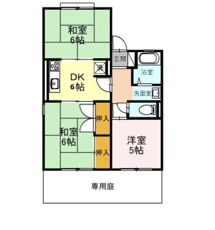 とらおかマンション 106号室 間取り