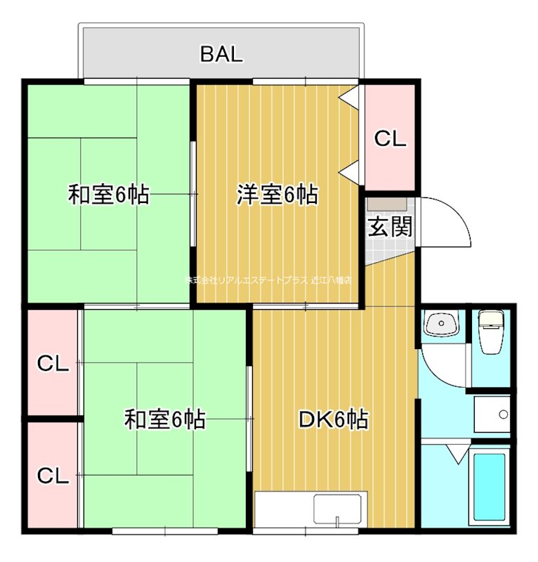 ジャルダン A201号室 間取り