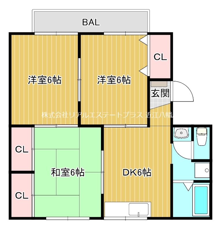 ジャルダン A202号室 間取り