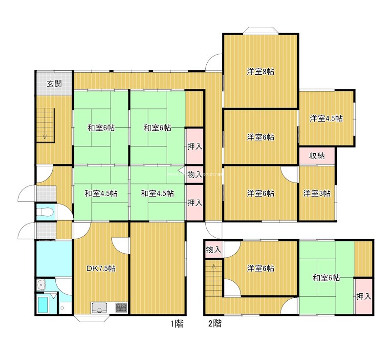 今町貸家 間取り
