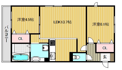 フロイデプラッツ 間取り