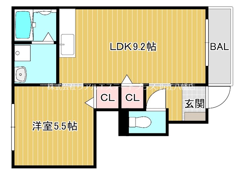 エクセルⅢ 102号室 間取り