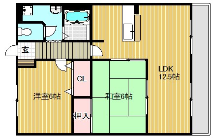 シャトーアルバⅡ 間取り