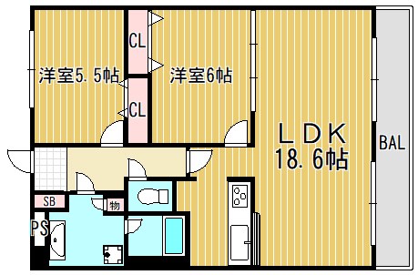 インテリジェントスクエア壱番館 間取り