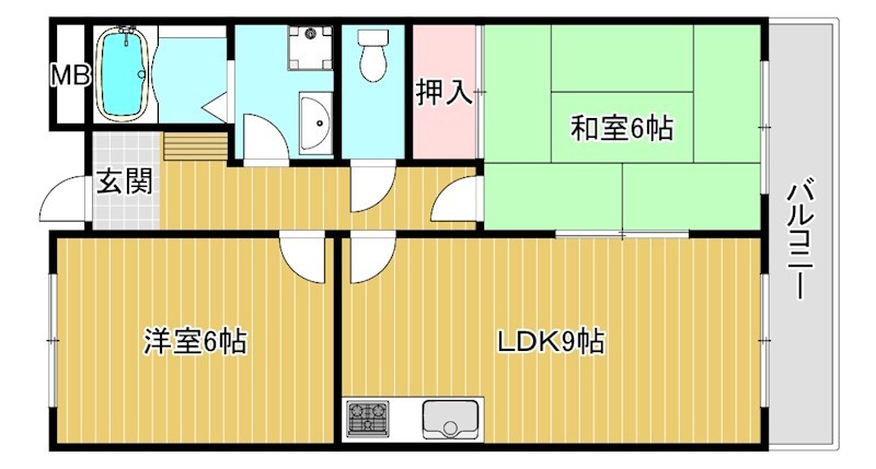 ネオミレニアム　 105号室 間取り