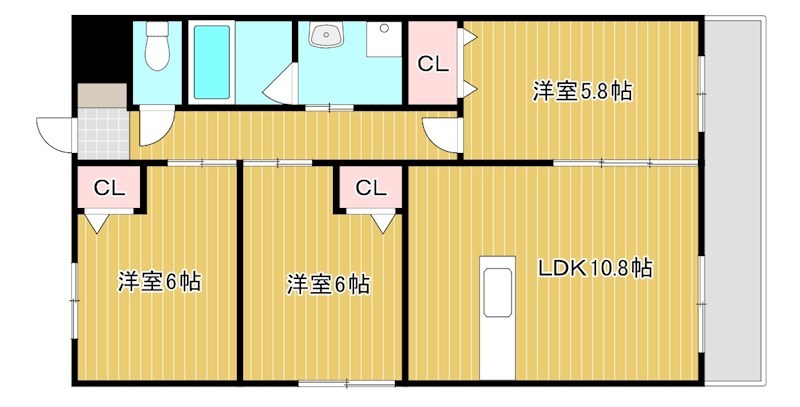 ロイヤルグランデ東陽 501号室 間取り
