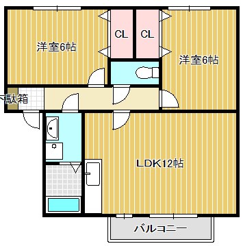 アルペジオ A202号室 間取り