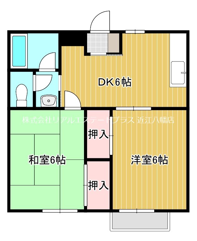 ディアコート B203号室 間取り
