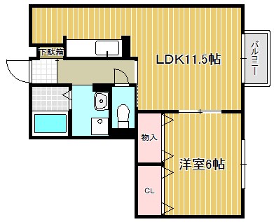 ベルコート木ノ座 間取り