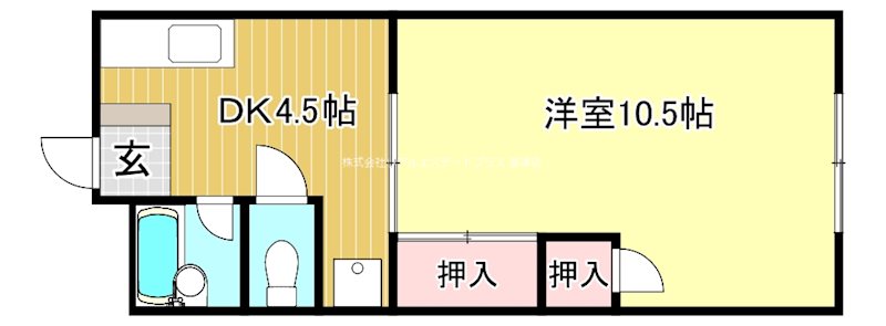 コーポ本郷 2-C号室 間取り